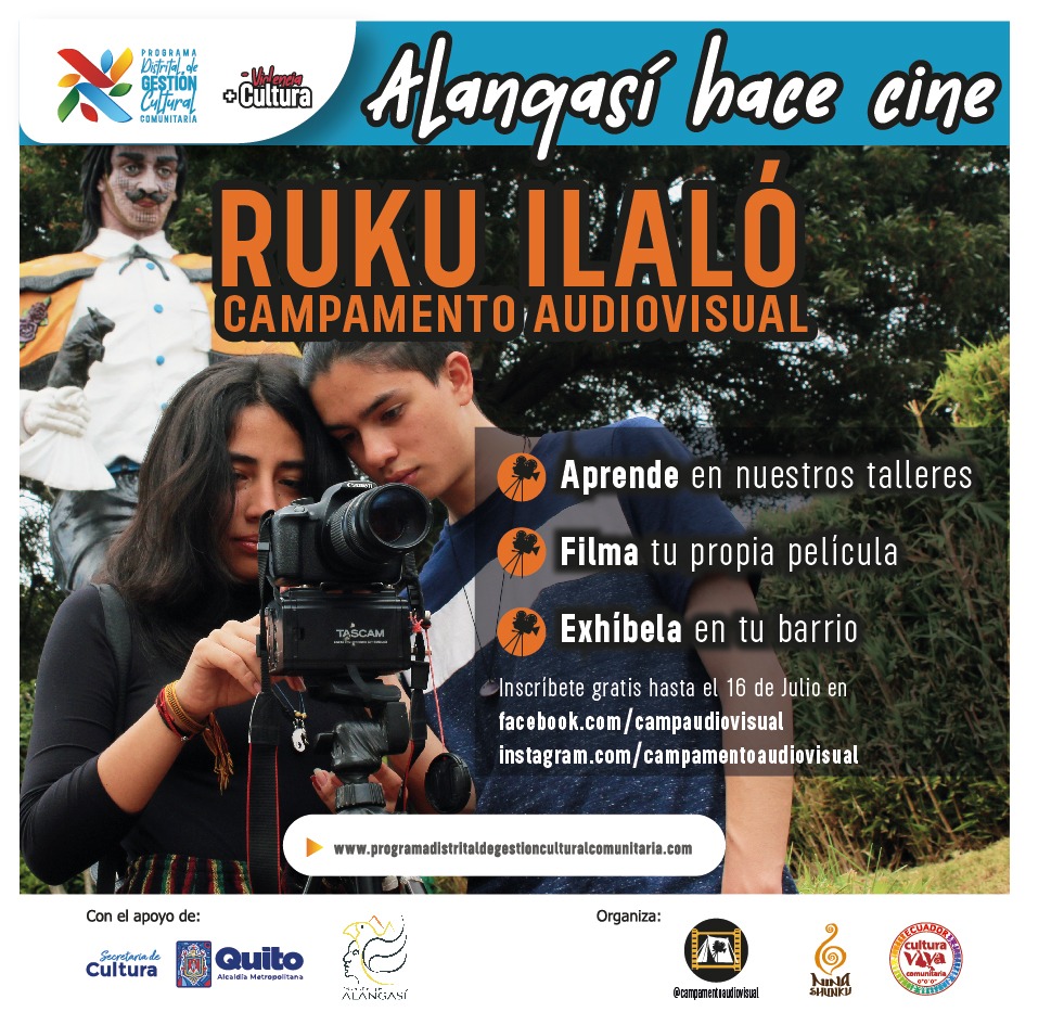 Talleres de cine en Alangasí 