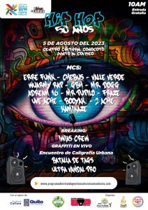 Cartelera 50 años del hip hop