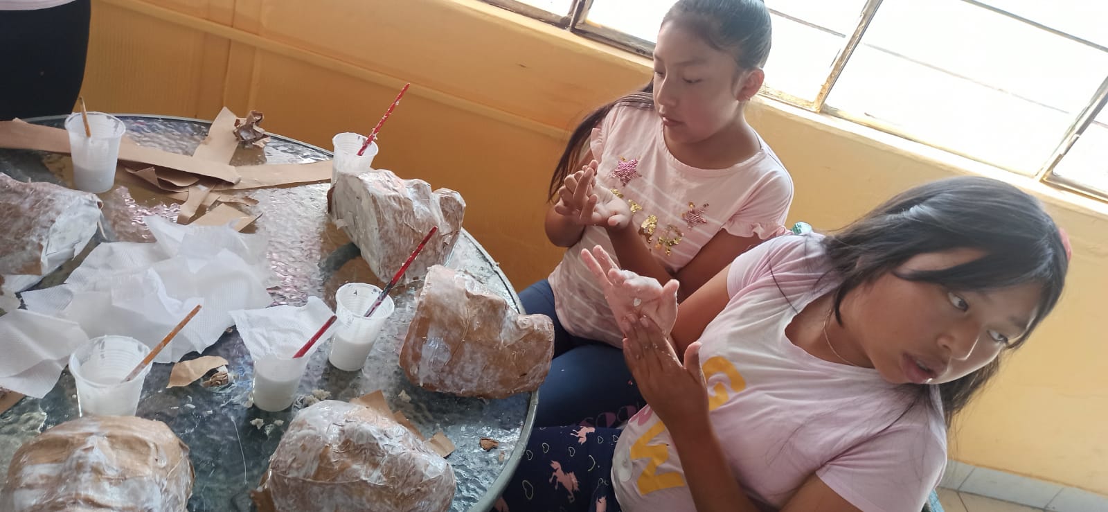 Los niños y niñas utilizan la casa barrial Santa Isabel como punto de cultura 