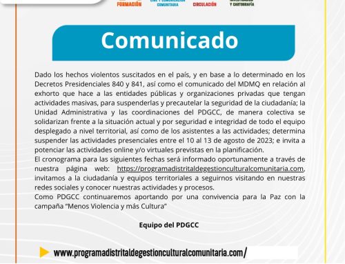 COMUNICADO